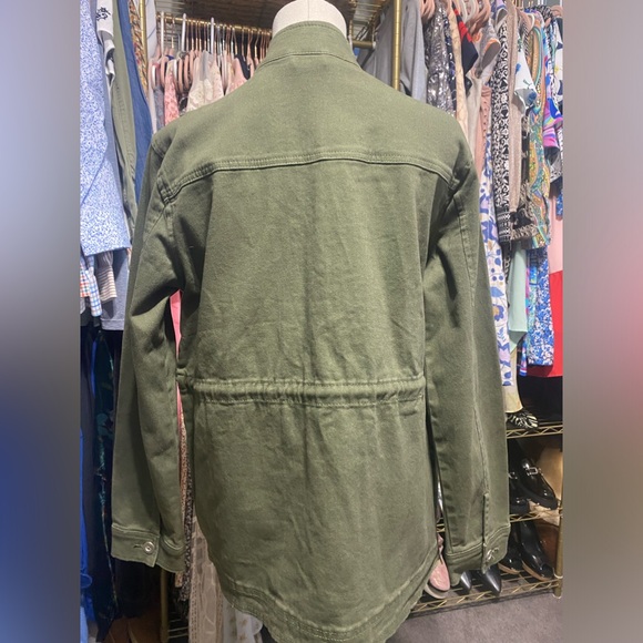 Baccini Fleet Army Green Utility Jacket Size Medium. NWT - Picture 4 of 11